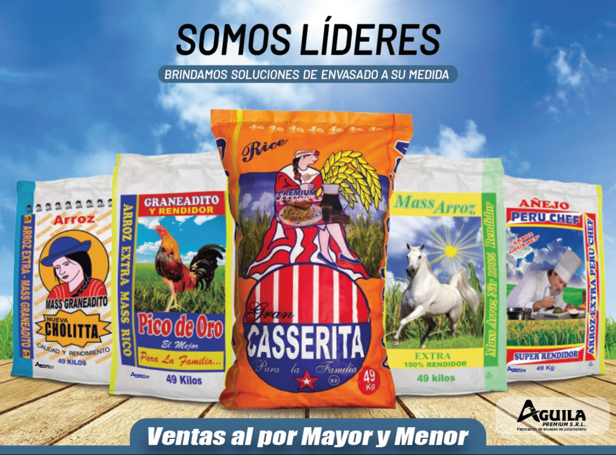 Sacos de polipropileno fabricados por Aguila Premium